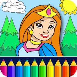 Princess Coloring Game App by Coloring Games