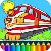 Train drawing game for kids App by Coloring Games