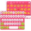 Cute Pink Love Emoji Keyboard App by Colorful Design