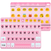 Pink Emoji Keyboard -Emoticons App by Colorful Design