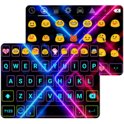Electric Punk Emoji Keyboard App by Colorful Design