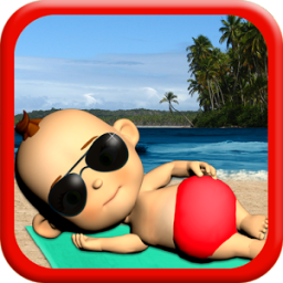My Baby: Babsy at the Beach 3D App by Kaufcom Games Apps Widgets