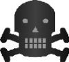 +danger+symbol+skull+ clipart