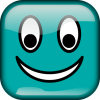 +happy+smiley+emoticon+emoji+blue+teal+ clipart