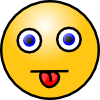 +smiley+tongue+ clipart