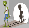 +scary+monster+zombie+show+ clipart