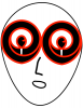 +strange+alien+head+red+eyes+ clipart