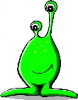 +strange+comic+alien+ clipart