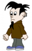 +nicu+cartoon+character+young+guy+trendy+hair+ clipart