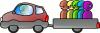 +people+car+pooling+ clipart