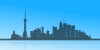 +building+structure+shanghai+city+skyline+ clipart