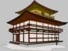 +building+structure+temple+Kinkakuji+Japanese+ clipart