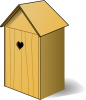 +rural+country+building+outhouse+ clipart