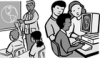 +school+classroom+w+computer+ clipart