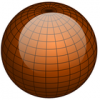 +education+sphere+globe+black+lines+on+brown+ clipart