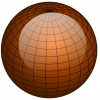 +education+sphere+globe+black+lines+on+brown+ clipart
