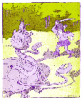 +monster+kid+fights+the+dragon+ clipart