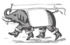 +animal+mammal+Elephantidae+elephant+label+ clipart
