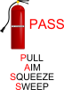 +fire+extinguisher+pass+red+danger+ clipart