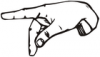 +signal+german+sign+language+hand+communication+p+ clipart