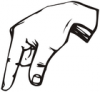 +signal+german+sign+language+hand+communication+q+ clipart