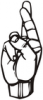 +signal+german+sign+language+hand+communication+r+ clipart
