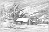 +climate+weather+clime+atmosphere+weather+scene+cabin+in+winter+wind+ clipart