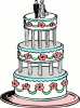 +marry+marriage+wedlock+matrimony+wedding+wedding+cake+2+ clipart