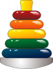 +toy+play+rings+ clipart