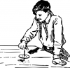 +toy+play+spinning+a+top+ clipart