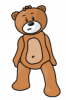 +toy+play+teddy+bear+ clipart