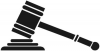 +vote+voting+politics+election+gavel+bw+ clipart