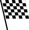 +sports+bicycling+cycling+finish+flag+ clipart