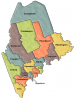 +state+territory+region+map+normal+US+State+Counties+Maine+ clipart