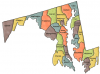 +state+territory+region+map+normal+US+State+Counties+Maryland+ clipart