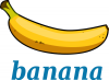 +fruit+food+produce+banana+label+ clipart
