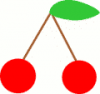 +fruit+food+produce+cherries+icon+ clipart