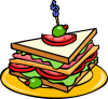 +meal+food+nourishment+feast+eat+sandwich+ clipart