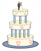 +sweet+dessert+snack+treat+wedding+cake+ clipart