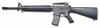 +military+weapon+gun+US+army+m16a2+ clipart