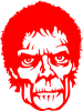 +zombie+red+head+monster+ clipart