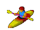+transportation+boat+kyak++ clipart