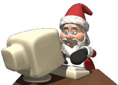 +xmas+holiday+religious+father+christmas+on+a+computer++ clipart