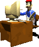 +work+labor+job+employment+computer+artist++ clipart