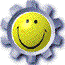 +smiley+emoticon+emoji+gear+ clipart