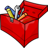 +tool+box+red+ clipart